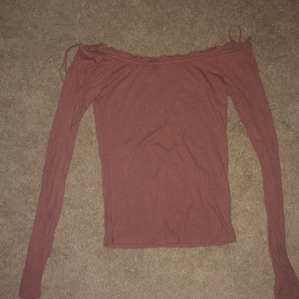 Magenta off the shoulder top
